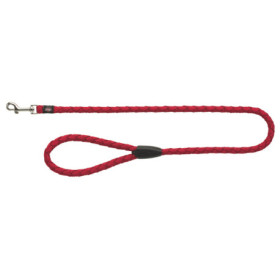 Laisse en nylon tressé Trixie Cavo Taille S-M - L. 1 m – Ø12 mm - Rouge