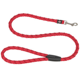 Laisse en nylon tressé Trixie Cavo Taille S-M - L. 1 m – Ø12 mm - Rouge