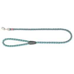 Laisse en nylon tressé Trixie Cavo Taille L-XL - L. 1 m – Ø18 mm - Aqua/ gris graphite