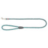 Laisse en nylon tressé Trixie Cavo Taille L-XL - L. 1 m – Ø18 mm - Aqua/ gris graphite