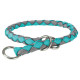Collier anti-traction Trixie Cavo M-L tour de cou 43/51 cm - Ø 18 mm – Aqua/gris graphite