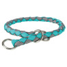 Collier anti-traction Trixie Cavo L-XL tour de cou 52/60 cm - Ø 18 mm – Aqua/gris graphite