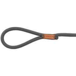 Laisse lasso anti-traction Be Nordic Taille S-M - L. 1,70 m – Ø8 mm – Gris foncé / Brun
