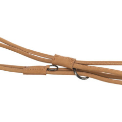 Laisse Réglable 3 Positions en cuir Be Nordic Taille XS-L - L. 2 m – Ø8 mm – CUIR Brun