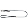 Laisse en corde mate tissée en rond Soft Rope Taille XS-S - L. 1,2 m – Ø6 mm – Noir / Gris