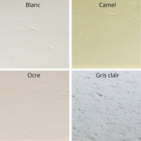 Dalle de terrasse en pierre reconstituée 60 x 40 x 4 cm - Bouchardée patinée - Gris Clair