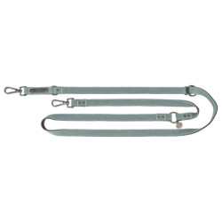 Laisse réglable en coton CityStyle Taille S-M – L.2 m l.13 mm - Sauge
