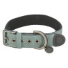 Collier extra large en coton CityStyle Taille M-L Tour de cou 40-47 cm –l.30 mm - Sauge