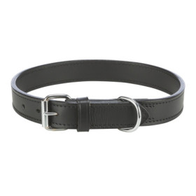 Collier en cuir Active Comfort Taille XS-S Tour de cou 27-32 cm – l.14 mm – Noir