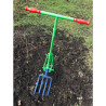 Fourche 4 dents de jardin automatique La Perette – H.94 cm