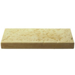 Dalle de terrasse en pierre reconstituée 40 x 20 x 4 cm - bouchardée patinée – CAMEL