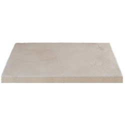 Dalle de terrasse en pierre reconstituée ep. 4 cm – Aspect Pierre Adoucie - module de 1,15 m2 - Blanc Nuancé