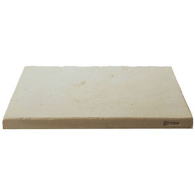 Dalle de terrasse en pierre reconstituée ep. 4 cm – Aspect Pierre Adoucie - module de 1,15 m2 - Blanc
