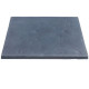 Dalle de terrasse en pierre reconstituée lisse patinée 50 x 50 x 2,3 cm anthracite