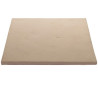 Dalle de terrasse en pierre reconstituée lisse patinée 50 x 50 x 2,3 cm ocre