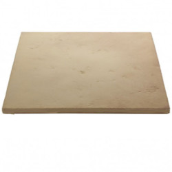 Dalle de terrasse en pierre reconstituée lisse patinée 50 x 50 x 2,3 cm camel nuancé