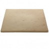 Dalle de terrasse en pierre reconstituée lisse patinée 50 x 50 x 2,3 cm camel nuancé