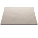 Dalle de terrasse en pierre reconstituée lisse patinée 50 x 50 x 2,3 cm blanc