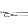 Laisse en corde tressée Be Nordic Taille S-M - L. 1 m – Ø8 mm – Gris foncé / Brun
