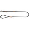 Laisse en corde tressée Be Nordic Taille S-M - L. 1 m – Ø8 mm – Gris foncé / Brun