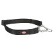 Collier anti-traction Premium réglable – Taille L-XL – Tour de cou 45/70 cm – l. 25 mm - Noir