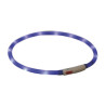 Anneau lumineux Flash USB en silicone taille XS à XL 70 cm Ø10 mm – Bleu royal
