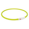 Anneau lumineux Flash USB en silicone taille XS à XL 70 cm Ø10 mm – Vert
