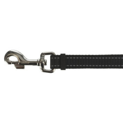 Ceinture de jogging ventrale avec laisse en néoprène Trixie – Noir / Gris graphite
