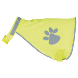 Gilet de sécurité réfléchissant en polyester – Taille M – Encolure 42-50 cm – Jaune Fluo