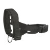 Muselière sangle en nylon avec doublure en néoprène – Taille M-L Tour de museau 22-30 cm – Noir