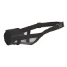 Muselière sangle avec filet en polyester – Taille M – Tour de museau 19-26 cm – noir