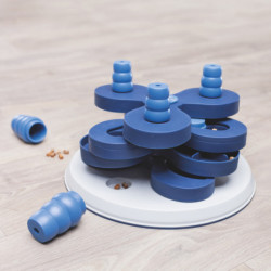 Jouet d’intelligence Dog Activity Flower Tower en plastique pour chien – Niveau 3 – Ø30 x H.13 cm