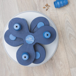 Jouet d’intelligence Dog Activity Flower Tower en plastique pour chien – Niveau 3 – Ø30 x H.13 cm