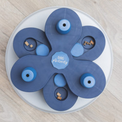Jouet d’intelligence Dog Activity Flower Tower en plastique pour chien – Niveau 3 – Ø30 x H.13 cm