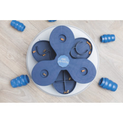 Jouet d’intelligence Dog Activity Flower Tower en plastique pour chien – Niveau 3 – Ø30 x H.13 cm