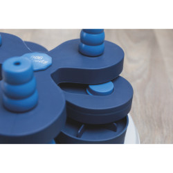 Jouet d’intelligence Dog Activity Flower Tower en plastique pour chien – Niveau 3 – Ø30 x H.13 cm