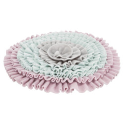 Jouet Tapis à renifler en polyester – Niveau 1 pour chien, chiots et chat – Ø38 cm