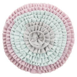 Jouet Tapis à renifler en polyester – Niveau 1 pour chien, chiots et chat – Ø38 cm