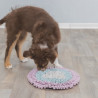 Jouet Tapis à renifler en polyester – Niveau 1 pour chien, chiots et chat – Ø38 cm