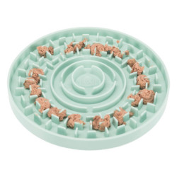 Assiette à lécher Trixie Junior Lick’n Snack en caoutchouc pour chien – Ø15 cm - Menthe