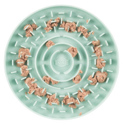 Assiette à lécher Trixie Junior Lick’n Snack en caoutchouc pour chien – Ø15 cm - Menthe