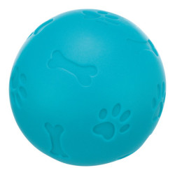 Jouet distributeur de friandises Snack balle avec ouverture réglable Trixie en plastique –11 cm - Pétrole
