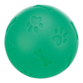 Jouet distributeur de friandises Snack balle avec ouverture réglable Trixie en plastique – Ø7 cm - Vert