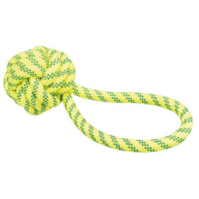 Jouet Aqua Toy Corde de jeu avec balle Trixie en polyester – Ø7 x 21 cm - Jaune