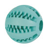 Jouet Denta Fun balle Trixie goût menthe en caoutchouc naturel pour chien – Ø5 cm – Bleu