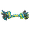 Jouet Corde de jeu en coton/polyester pour chien – 40 cm - Multicolore