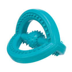 Jouet Balle Tracteur en caoutchouc naturel pour chien - 14 cm - Pétrole