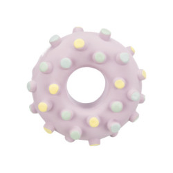Jouet Mini Anneau pour Chiots en latex – Ø8 cm - Rose