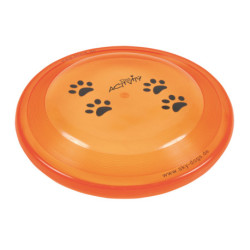 Jouet Frisbee Dog Disc en plastique pour chien – Ø19 cm - Orange