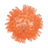 Jouet Balle Hérisson clignotante Trixie en caoutchouc pour chien – Ø5 cm - Orange